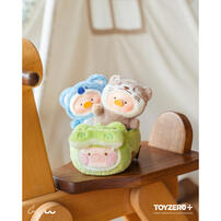 罐頭豬LuLu 動物派對 - 森林劇場膠臉指偶掛件 -隨機發貨