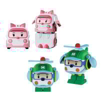 Robocar Poli波力救援小英雄 2吋變形4入組