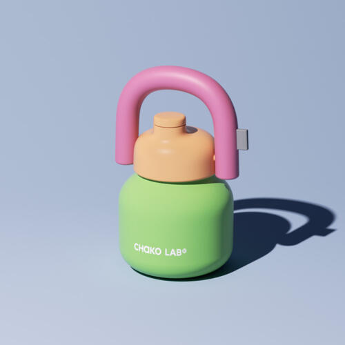 CHAKO LAB 1000ml不鏽鋼保溫拎拎壺#螢火之森