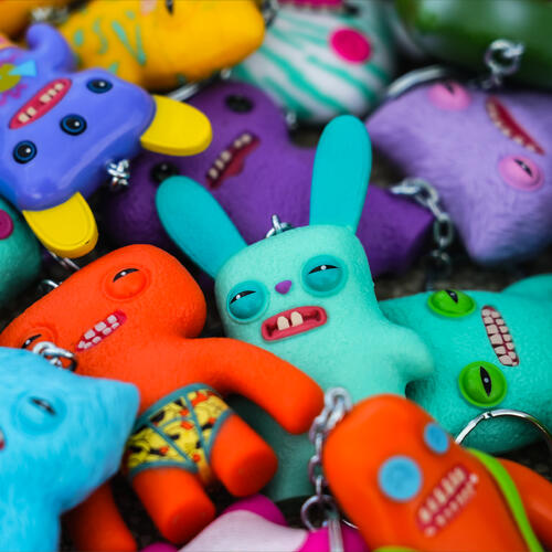 FUGGLER 放克牙寶鑰匙圈-調皮鬼2- 隨機發貨