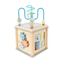 playpop Wooden Mini Activity Cube