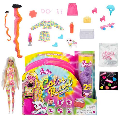 Barbie芭比 驚喜造型娃娃霓虹組合