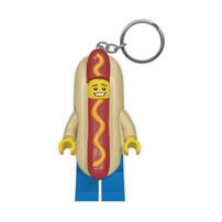 Lego Led Key Chain Hotdog Guy