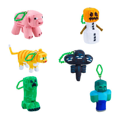 Minecraft創世神 13cm 隨行收藏絨毛盲包- 隨機發貨