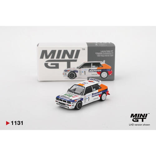 MINIGT	Lancia Delta HF Integrale Evoluzione #1 1993 Rallye Monte-Carlo 合金車1131