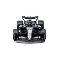 Bburago比美高 1:43 F1系列-1:43 賓士車隊-AMG F1 W16 E （無頭盔，紙盒版）（2025 澳洲大獎賽）（#63 喬治&middot;拉塞爾）- 霧黑/銀