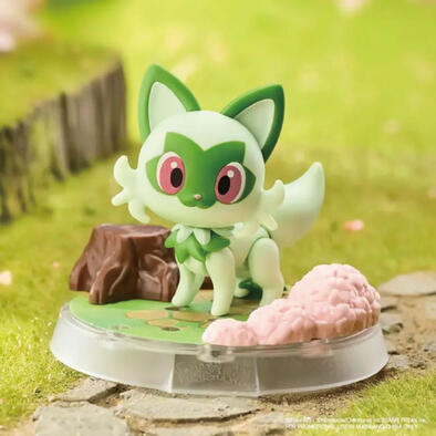 Pokemon 精靈寶可夢 Blokees 布魯可 寶可夢經典版S系列-新葉喵