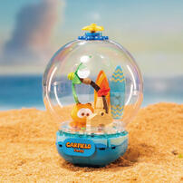 Pantasy拼奇 加菲貓 水晶球系列 休閒海島 收藏積木(86801)