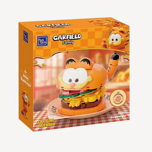 Pantasy拼奇 Garfield 加菲貓美式牛肉堡 收藏積木(86805)