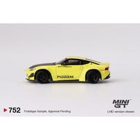 MINIGT	Nissan Z Pandem Ikazuchi Yellow合金車752