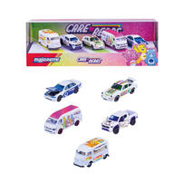 Majorette  美捷輪小汽車-Care Bears小車5入組