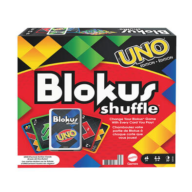UNO BLOKUS SHUFFLE UNO EDTN