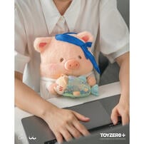 Lulu The Piggy罐頭豬 上班豬事多系列 - 快樂摸魚Lu毛絨公仔 