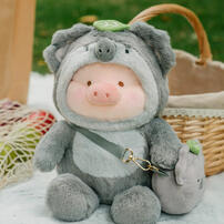 LuLu the Piggy 罐頭豬 動物派對懶懶樹熊Lu毛絨公仔