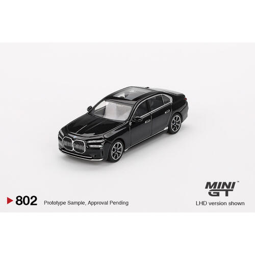 MINIGT	BMW i7 xDrive60 Black Sapphire 合金車802