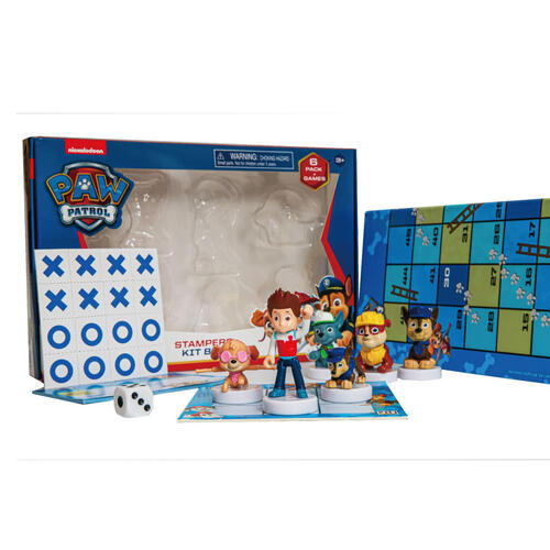 PAW Patrol Games & Stampers kit, 6pcs Deluxe pack (S1)