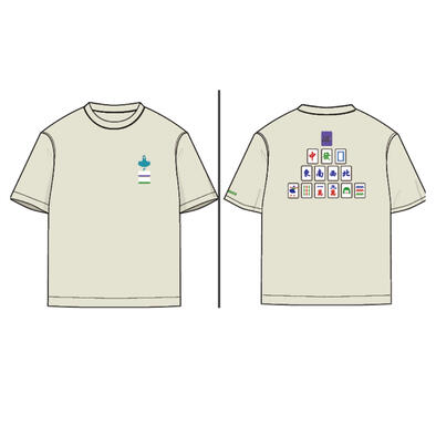 Chibi Maruko 櫻桃小丸子	Avantgardey MAHJONG T恤 NUDE /M