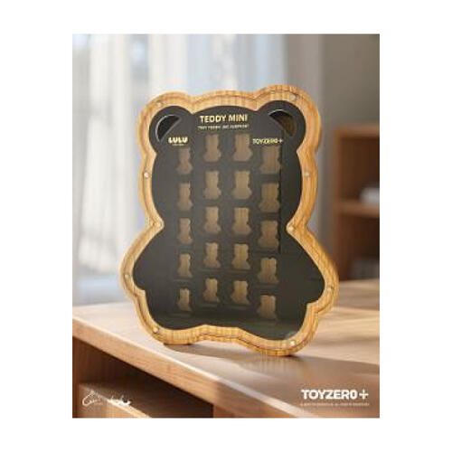 Lulu The Piggy	罐頭豬LuLu 泰迪萌粒木展示架