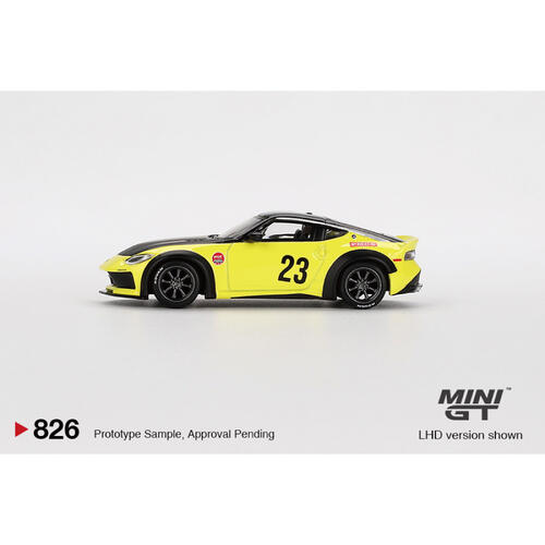MINIGT	Nissan Z LB★NATION WORKS Ikazuchi Yellow 合金車826