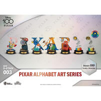 PIXAR MDS-003-迪士尼百年慶典-PIXAR藝術文字系列 盲盒-B款- 隨機發貨