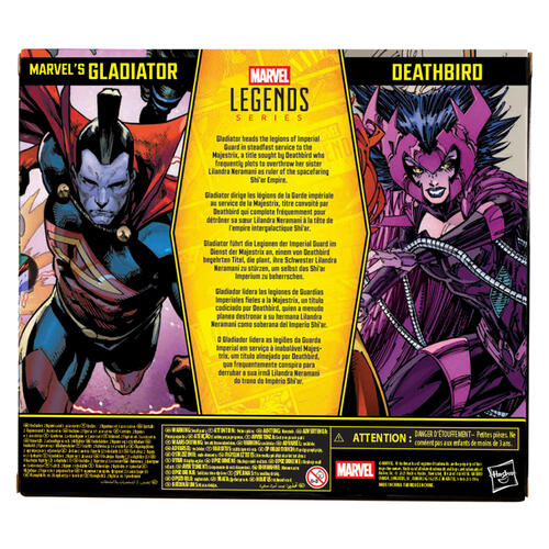 Marvel Legends Series X-Men Deathbird & Marvel&rsquo;s Gladiator