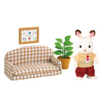 Sylvanian Families Chocolate Rabbit Father With Father