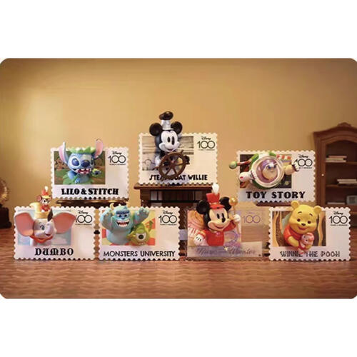 Miniso Disney 迪士尼復古郵票系列盲盒擺件- 隨機發貨
