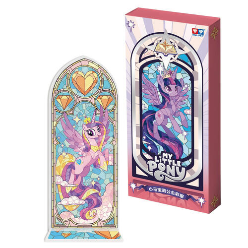 My Little Pony  彩虹小馬彩窗系列壓克力擺件- 隨機發貨