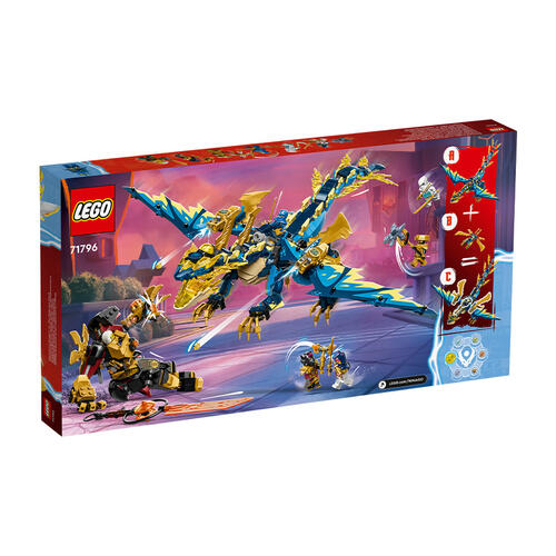 LEGO樂高幻影忍者系列 元素之龍對戰女皇機械人 71796