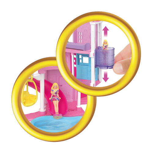 Barbie 迷你芭比樂園-芭比與度假小屋系列 - 隨機發貨