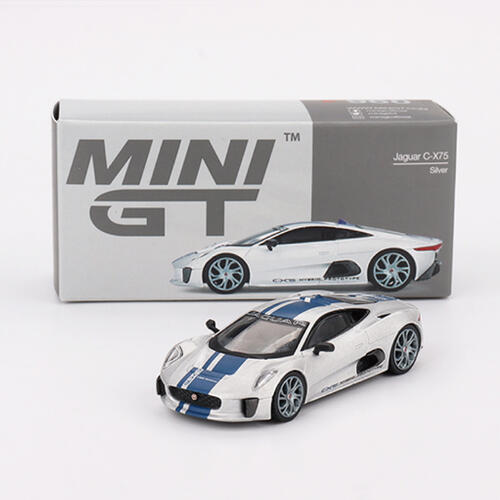 MINIGT	Jaguar C-X75 Silver 合金車 960