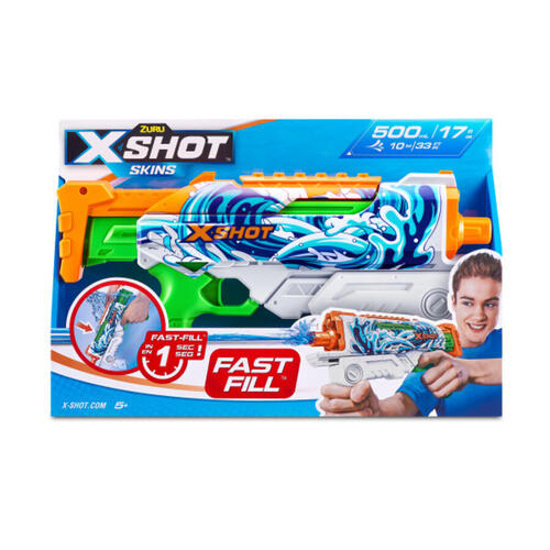 X-Shot Fast -Fill Skins Hyperload - Assorted