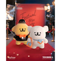 Maltese 線條小狗 - 人生劇場系列- 隨機發貨