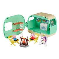 Peppa Pig 粉紅豬小妹 三隻小豬露營車遊戲組