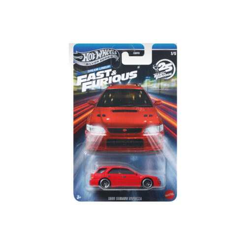 Hot Wheels風火輪玩命關頭系列合金小車(混5款)- 隨機發貨