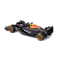 Bburago比美高1:64 F1掛卡系列-紅牛車隊RB21（2025巴林大獎賽）（#22角田裕毅）（無頭盔）-啞藍18-58003#22