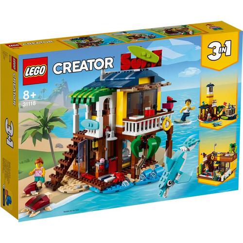 Lego樂高 衝浪手海灘小屋 31118