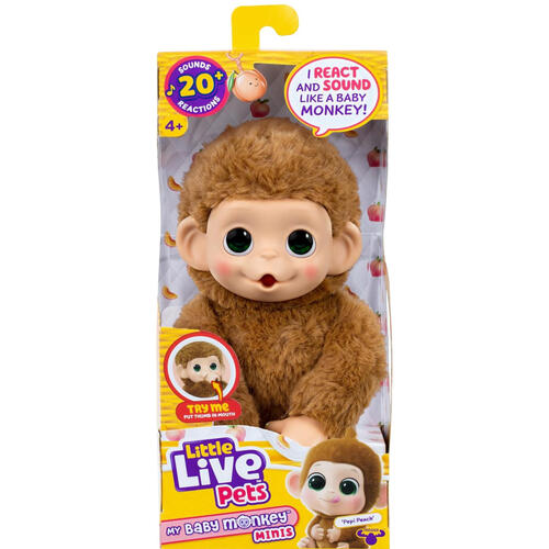 Little Live Pets-迷你貝比小猴- 隨機發貨