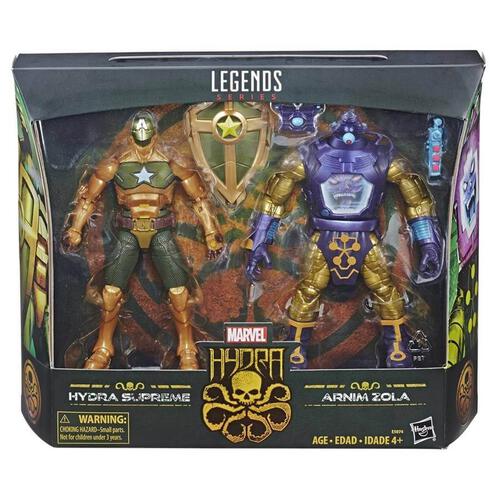 Marvel Hydra Legends Series 6 Inch Figure Hydra Supreme And Arnim Zola 2 Pack