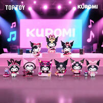 TOP TOY Kuromi閃閃偶像系列手辦盲盒- 隨機發貨