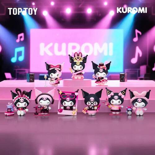 TOP TOY Kuromi閃閃偶像系列手辦盲盒- 隨機發貨