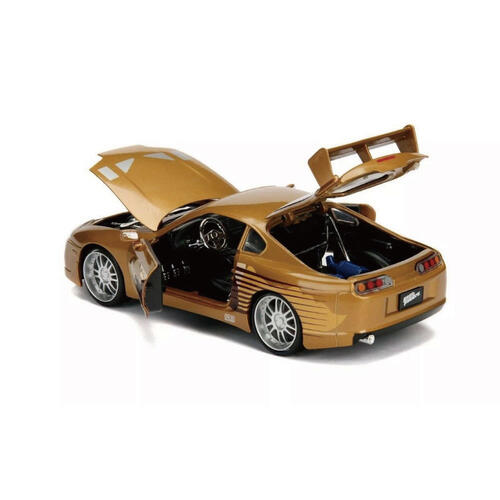 Jada Fast & Furious 1: 24 Die Cast Vehicles- 1995ToyotaSupra-Slapjack-Bronze-99540-&fnof;