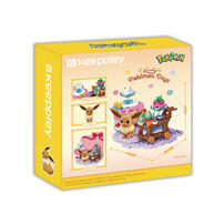 Qman Keeppley Pokemon 寶可夢 小場景系列 伊布 烘焙時光