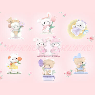 Miniso  mikko鮮花系列盲盒手辦- 隨機發貨