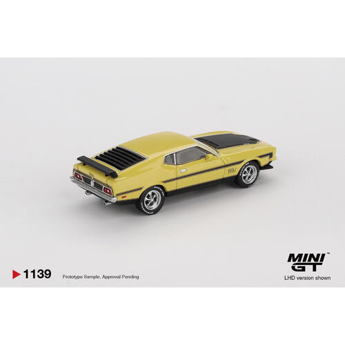 MINIGT	Ford Mustang Mach1 Grabber Yellow 合金車1139