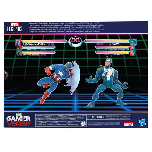 Marvel漫威 傳奇系列 美國隊長 vs 毒液