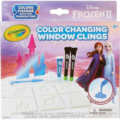 Crayola繪兒樂Disney Frozen迪士尼冰雪奇緣窗貼DIY組