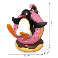 Pingu企鵝家族-驚喜美食場景系列公仔2-隨機發貨