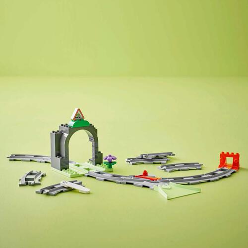 LEGO樂高得寶系列 火車隧道和軌道擴充組 10425