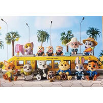 Miniso Disney 迪士尼瘋狂動物城系列乖乖坐盲盒手辦- 隨機發貨